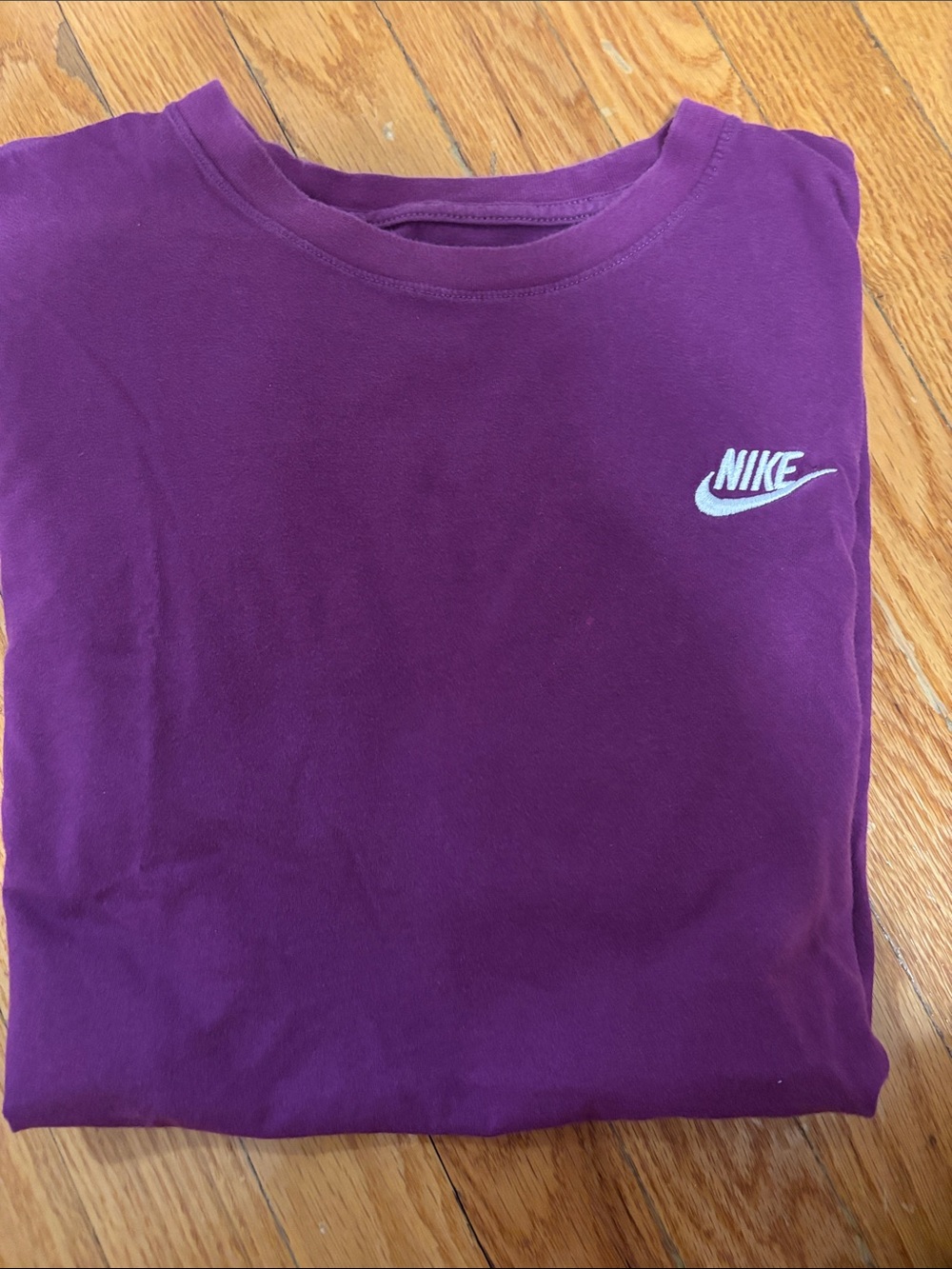 Nike Mens Purple Logo Tee